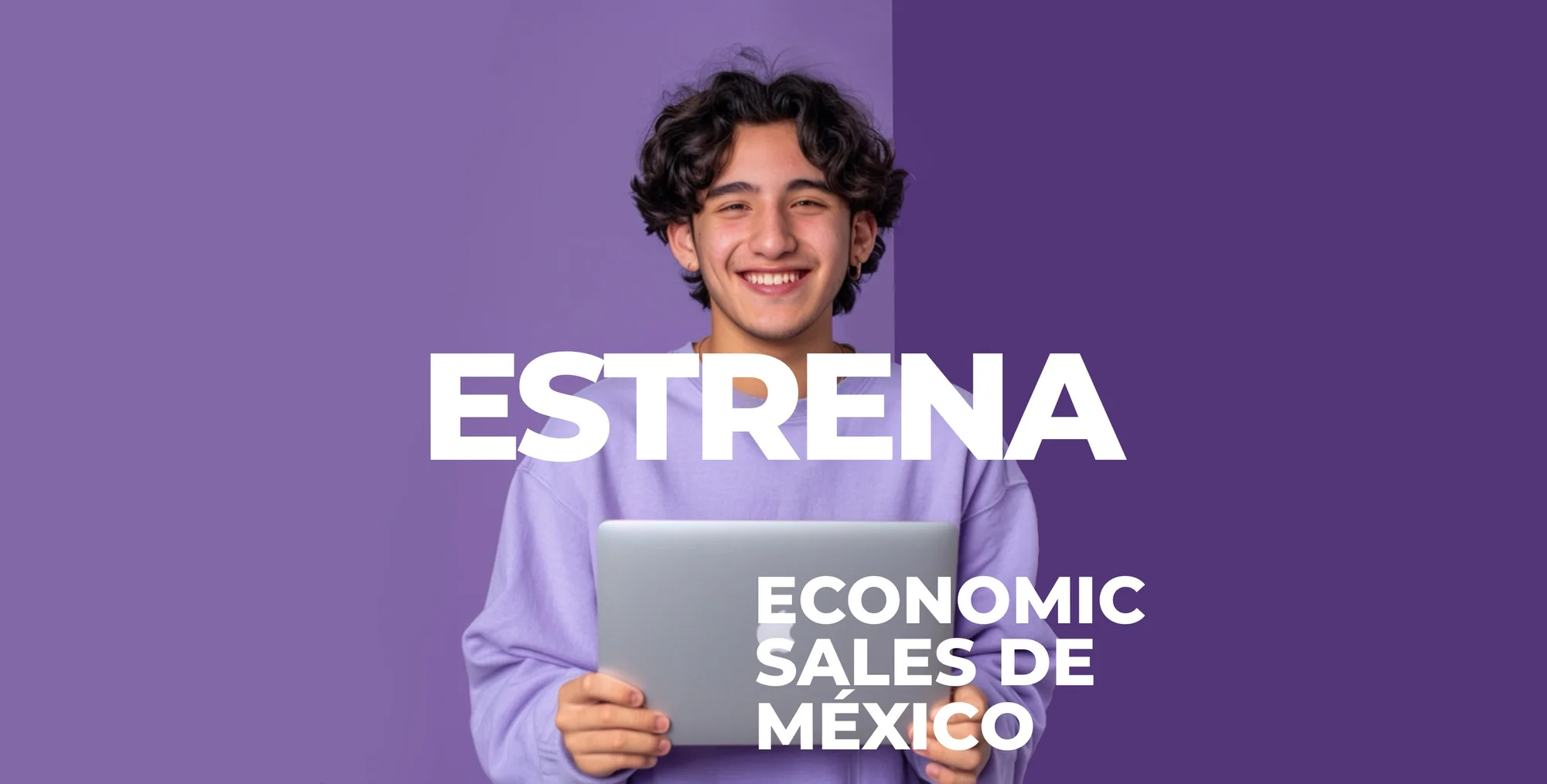 Joven descubre las soluciones de Economic Sales con su nueva computadora